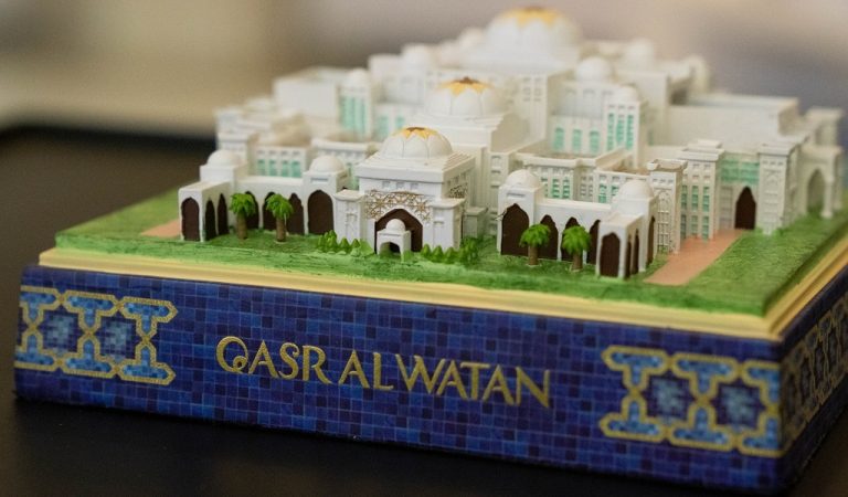 Bring home the iconic Qasr Al Watan when you travel to Abu Dhabi