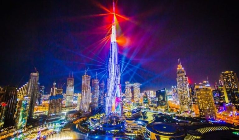 The most talked about laser shows are back at The Burj Khalifa in Dubai